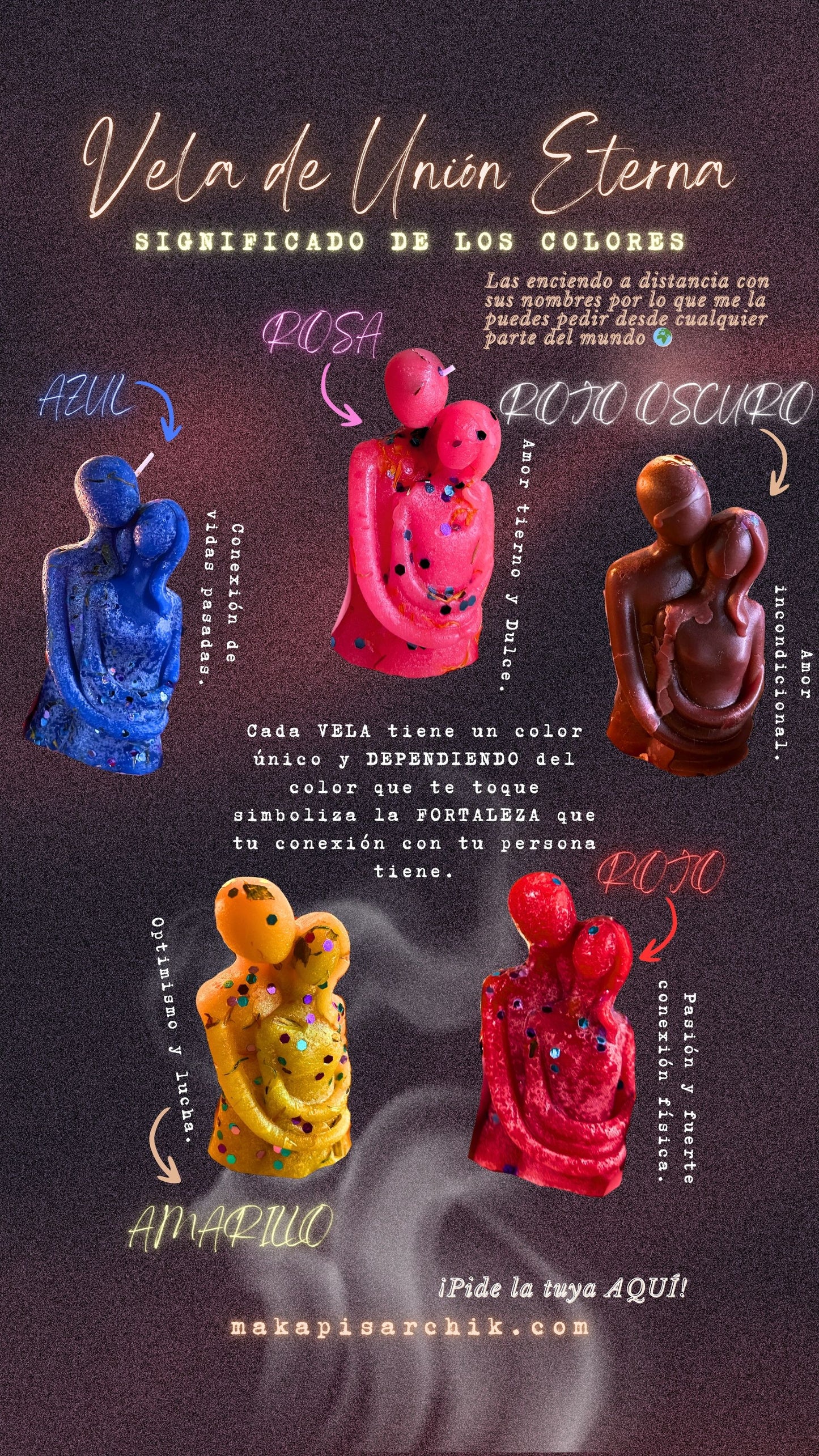 Velas de UNIÓN ETERNA 🪢🕯️ (Especial AGOSTO)