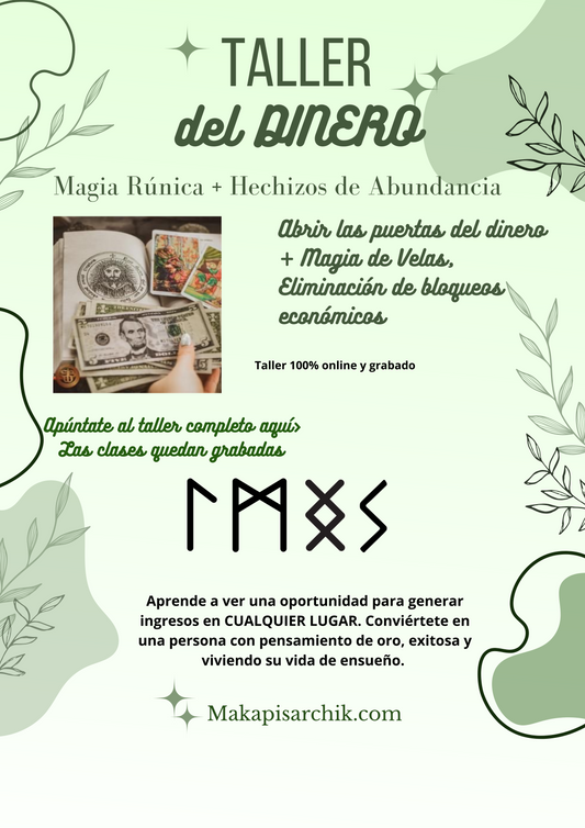 TALLER de Dinero (Hechizos, Pensamiento Abundante, Multiplicar tus ingresos)