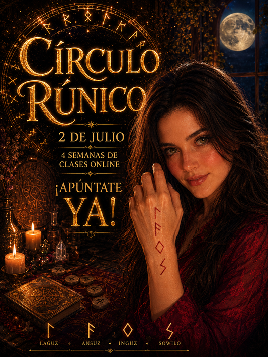 Círculo Rúnico — Curso Completo de Runas — Inicia el 2 de Julio del 2026 (4 Semanas en Vivo)