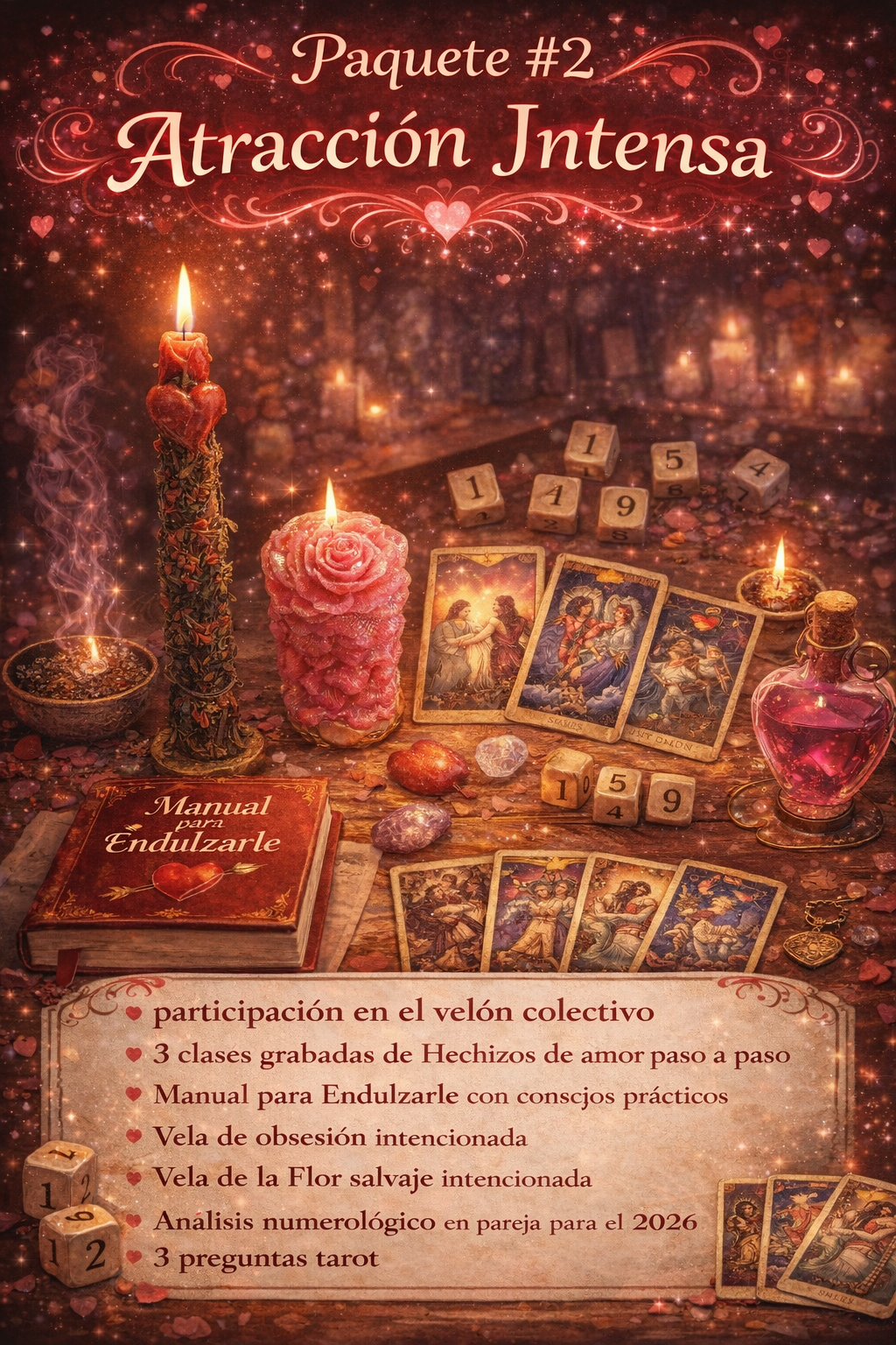 Paquetes ESPECIALES de Atracción AMOROSA MASIVA ♥️ (Paquetes especiales de Febrero)