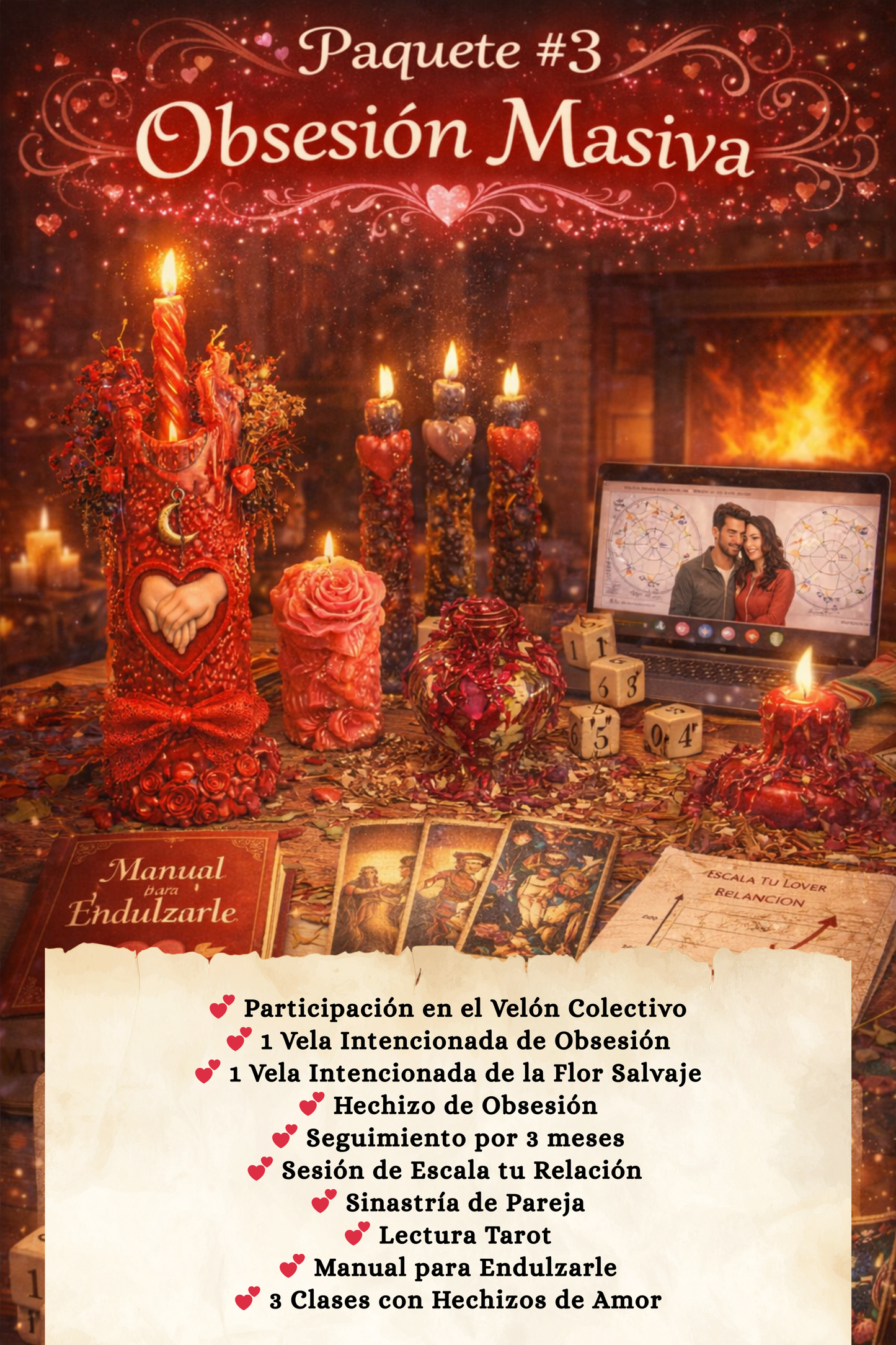 Paquetes ESPECIALES de Atracción AMOROSA MASIVA ♥️ (Paquetes especiales de Febrero)