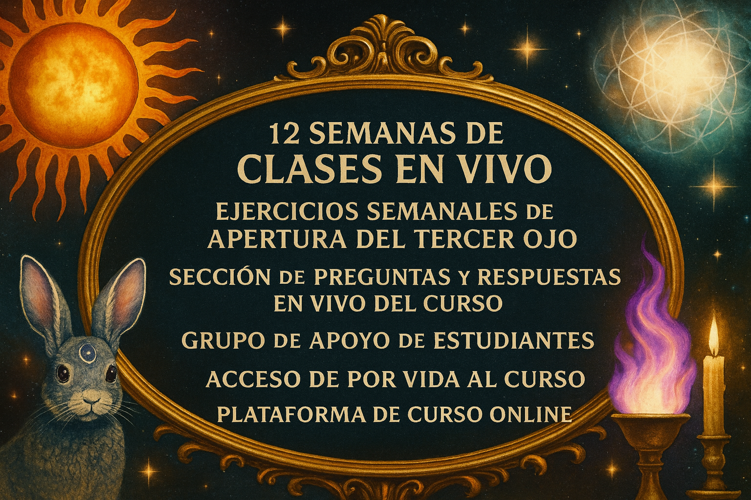 Curso Completo de Tarot (Clases Completas Grabadas + Recursos, Ejercicios y Grabaciones)