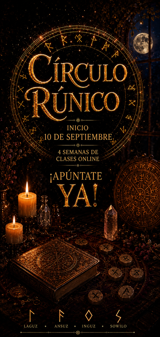 Círculo Rúnico — Curso Completo de Runas — Inicia el 10 de Septiembre del 2026 (4 Semanas en Vivo)