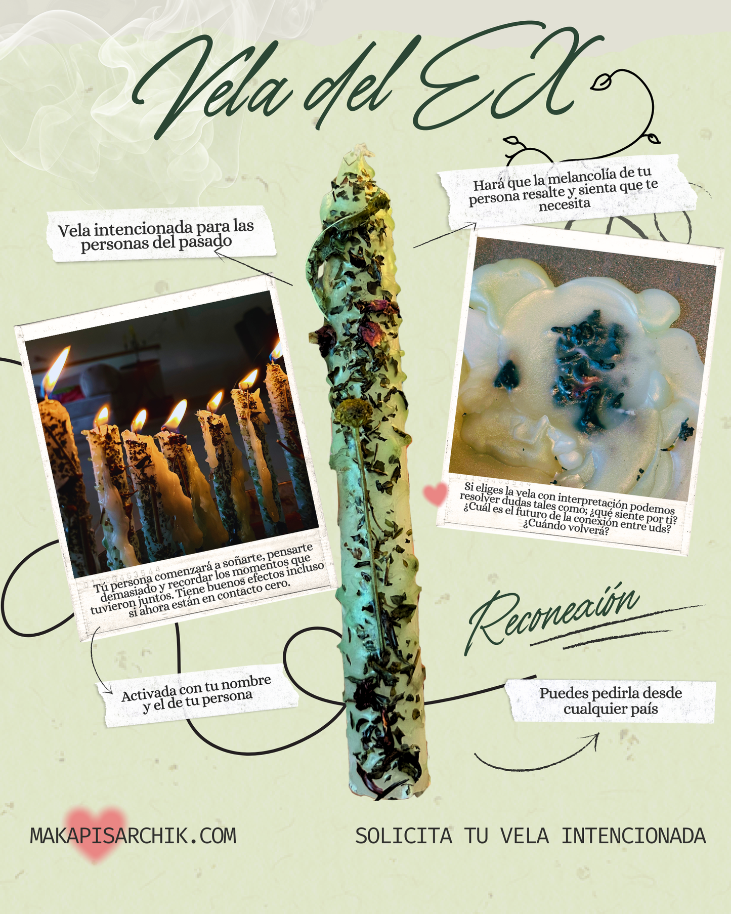 Vela del Ex 💚 (para que regrese y lo resuelvan 😍)