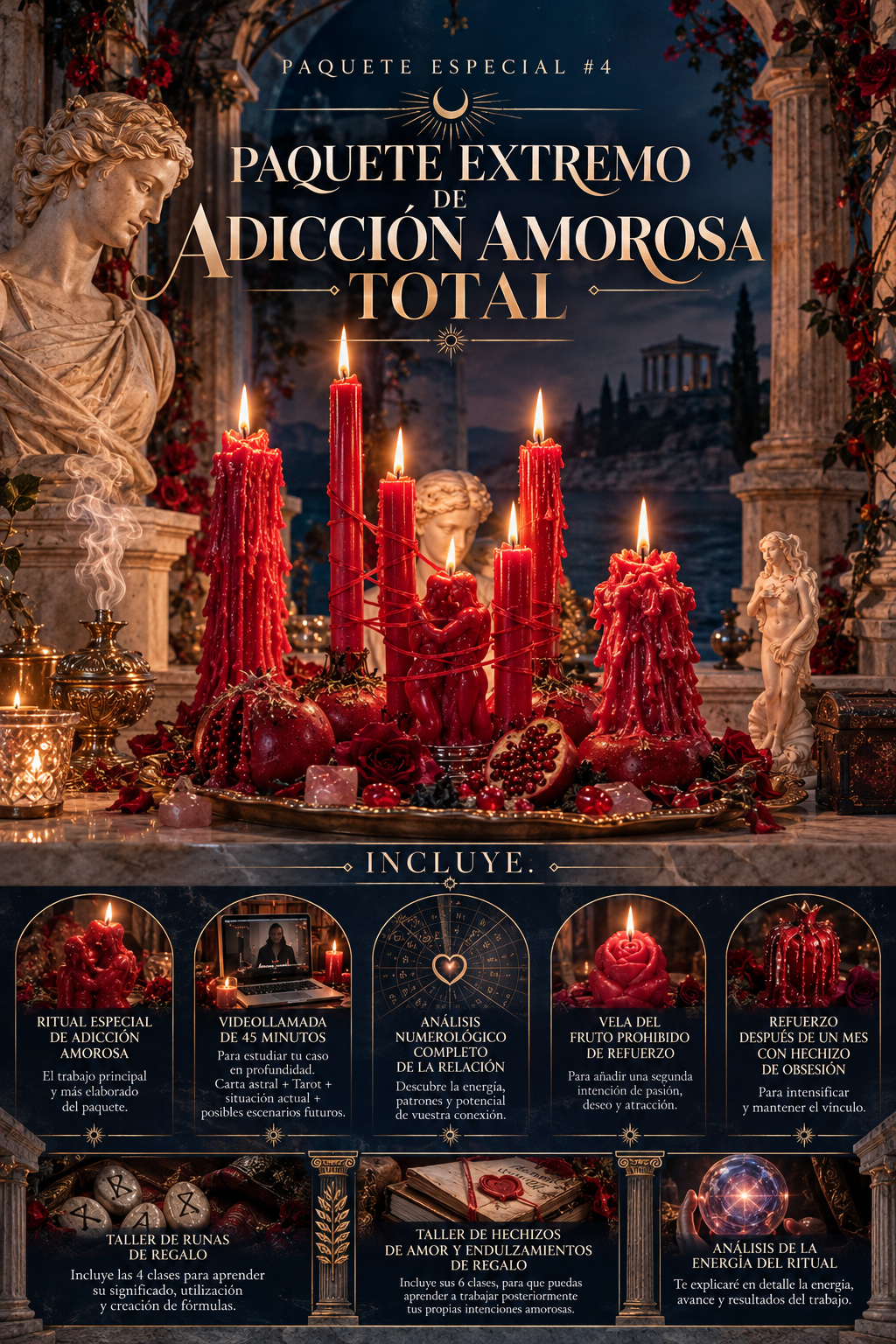 Paquetes ESPECIALES de Seducción Amorosa para Mercurio y Venus Retrógrado (Octubre del 2026)